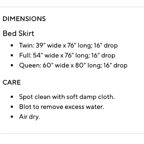 POTTERY BARN KIDS ICY TULLE BED SKIRT QUEEN SIZE